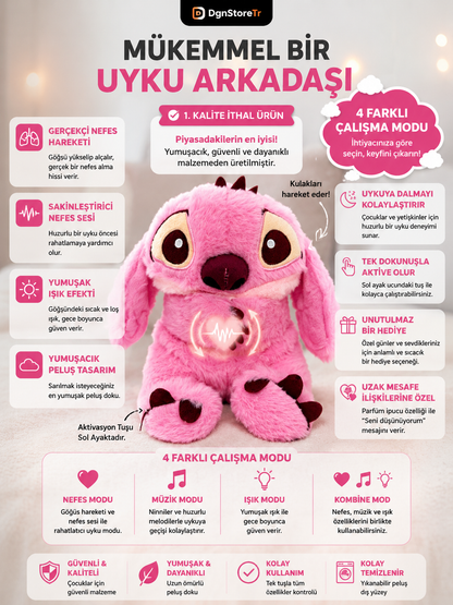 Nefes Alan Peluş Uyku Arkadaşı Stitch